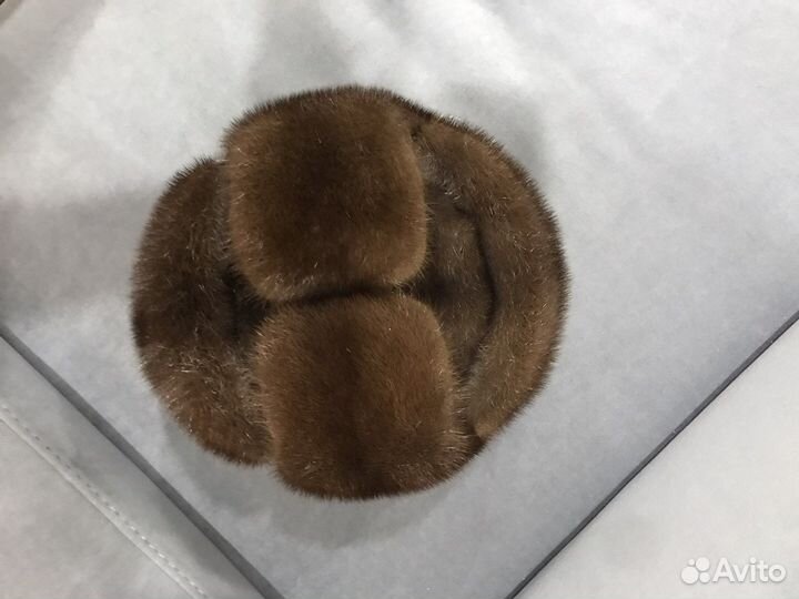 Норковая шапка мужская