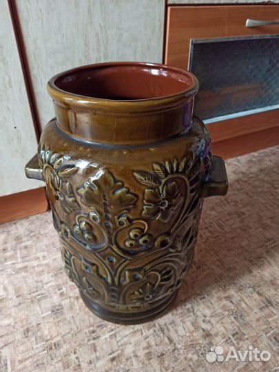 Ваза огромная керамика лксф СССР редкая