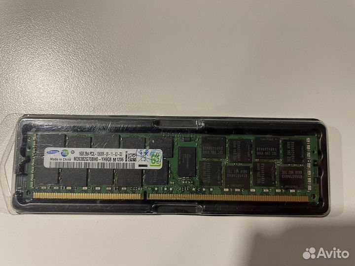 Оперативная память 16gb 2Rx4 PC3L-10600R