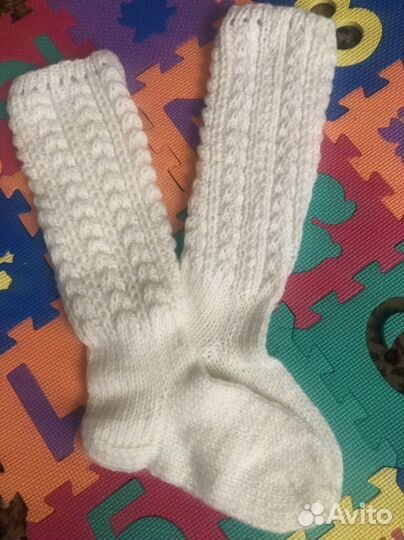 Шерстяные гетры новые