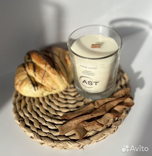 Ароматическая свеча из кокосового воска