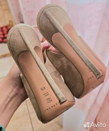 Босоножки Casadei 38.5 12см