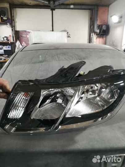 Фара renault logan 2 рестайлинг