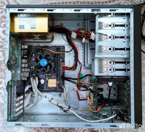 Компьютер Pentium G4500 4Gb DDR4 120Gb + 500Gb