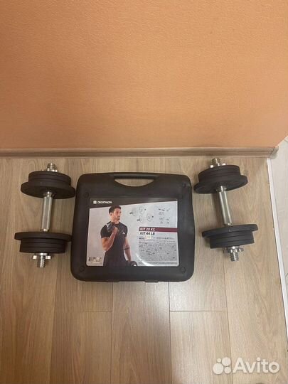 Набор гантелей в кейсе