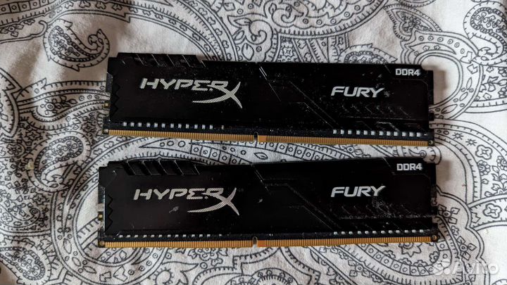 Оперативная память HyperX Fury 16 GB 2400 mhz
