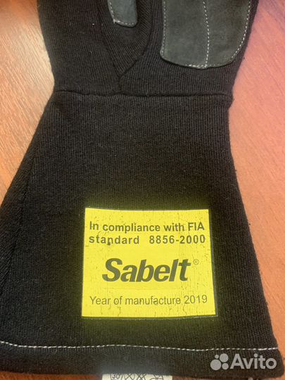 Перчатки спортивные для автоспорта Sabelt