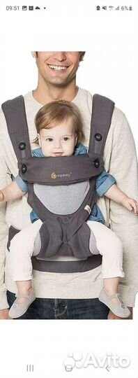 Эргорюкзак ergobaby 360 cool air mesh