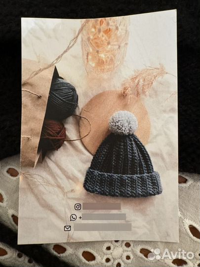 Шапка - чепчик с ушками