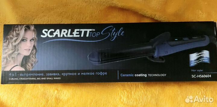 Щипцы для укладки волос Scarlett