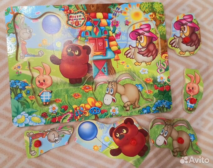 Деревянные пазлы