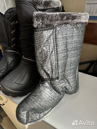 Сапоги зимние Аляска до -40С бахилы эва
