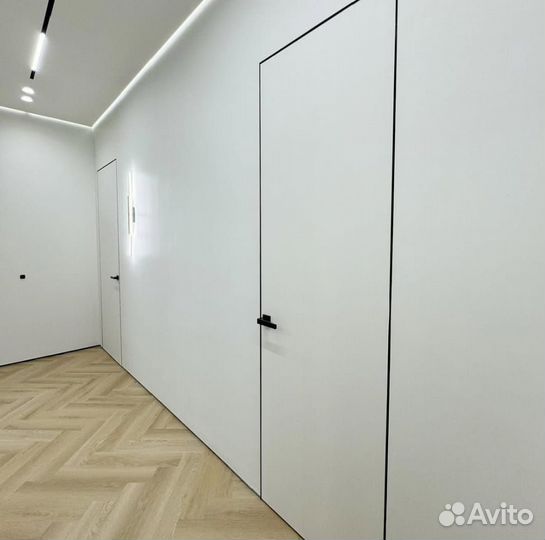 Скрытые межкомнатные двери