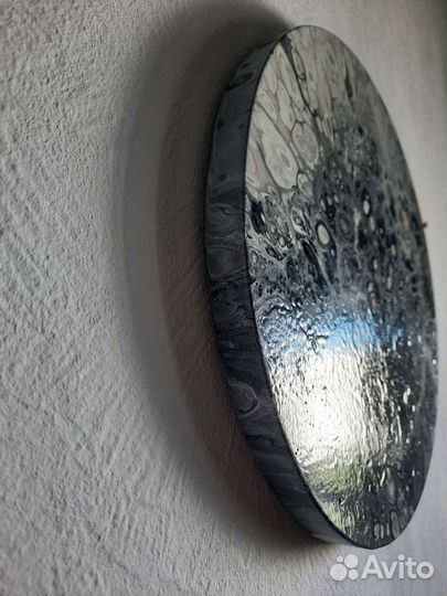 Круглая интерьерная картина