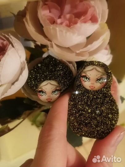 Брошь ручной работы