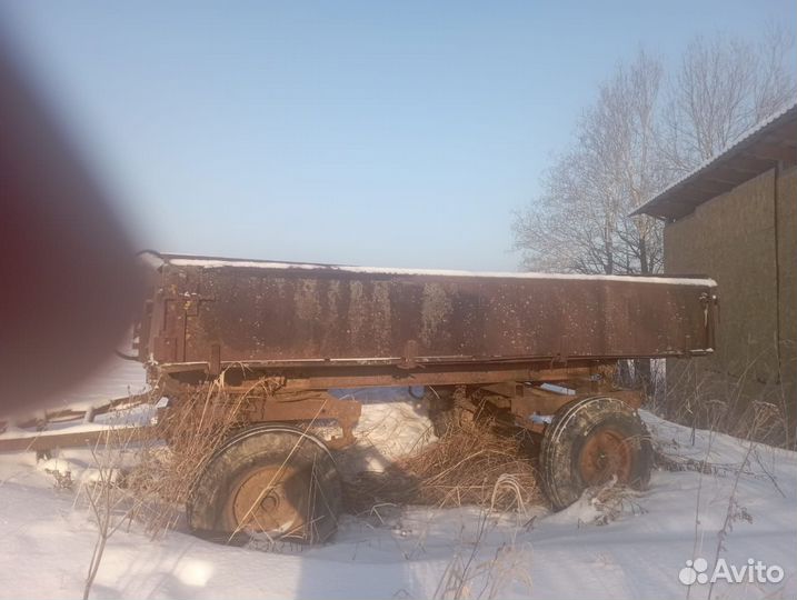 Прицеп цельнометаллический, для трактора