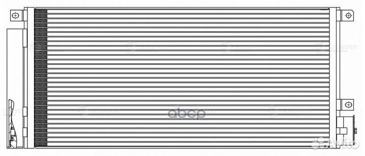 Радиатор кондиц. для а/м Opel Mokka (13) 1.4T