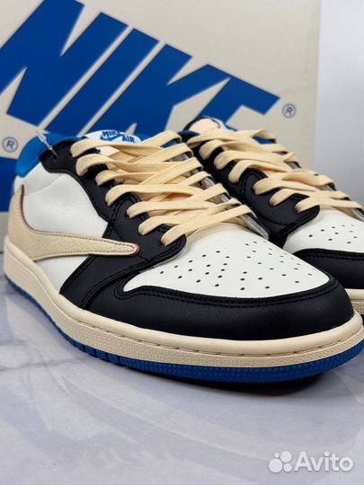 Кеды Jordan 1 Retro Low Fragment X Travis Scott (2025) Премиум