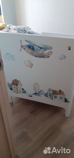 Детская кровать IKEA раздвижная Busunge