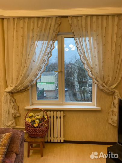 Тюль штора с ламбрекеном