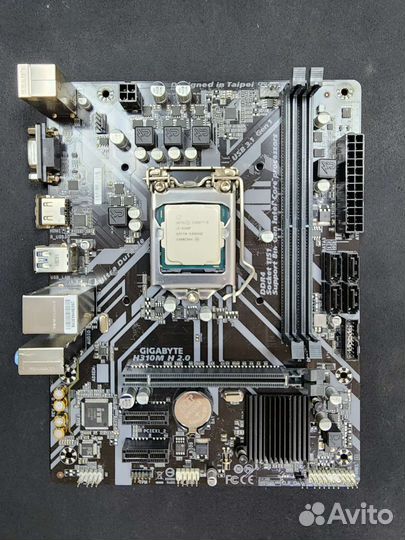 MB Gigabyte H310M H 2.0 + CPU i3 9100F 3.6Ghz