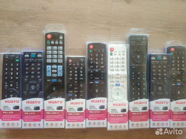 Пульт ду на телевизор LG ЖК плазма разные