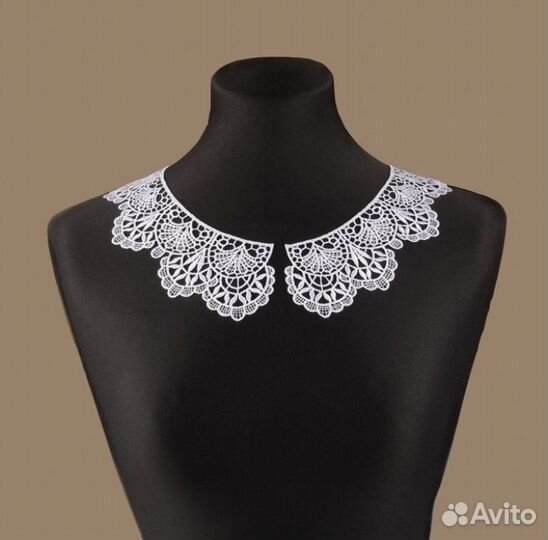 Воротник пришивной кружевной
