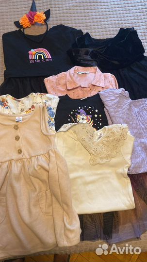 Детские вещи пакетом на девочку 3-4 года