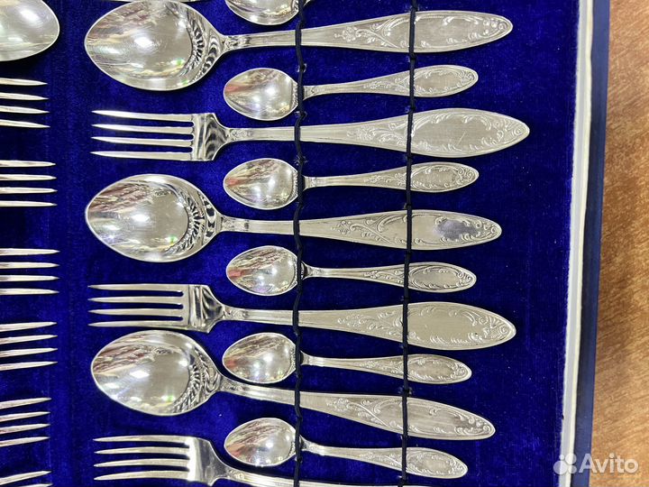 Набор столовых приборов мельхиор