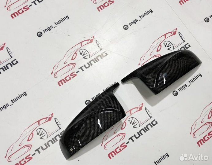 Крышки зеркал стиль М на X6 E71 10-13 Карбон