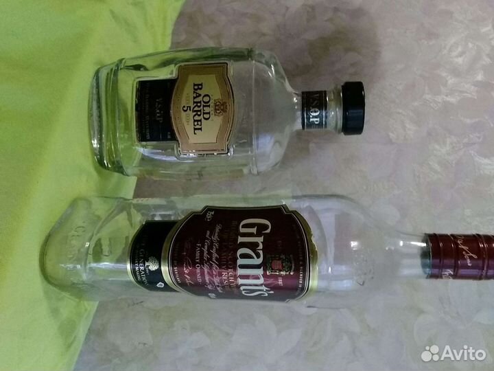 Стеклянная бутылка 0 5