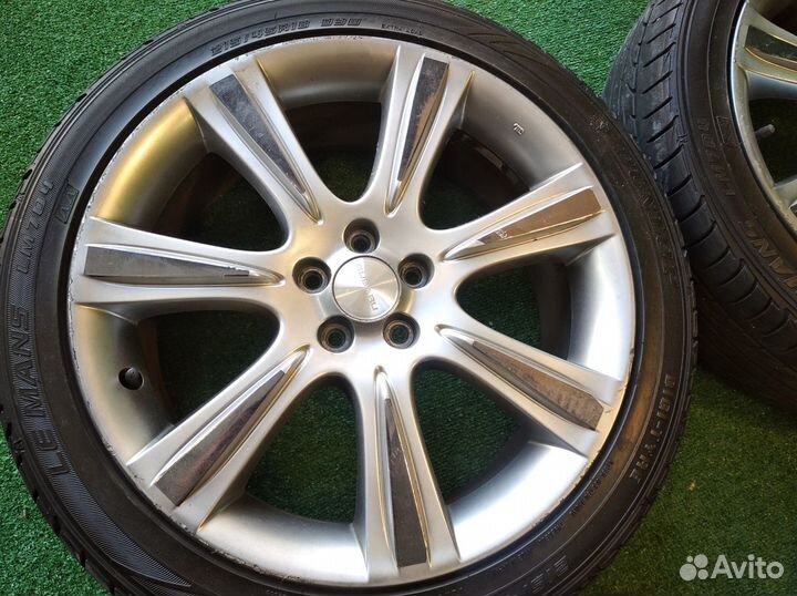 Субару оригинал диски R18 5*100+215/45R18 Dunlop