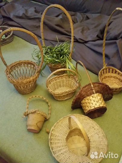 Корзины плетенные