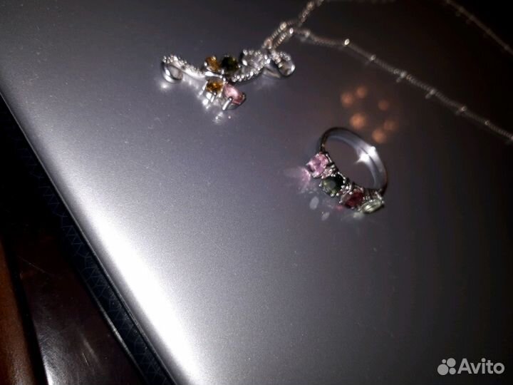 Набор украшений серебро