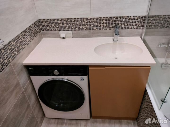 Столешница в ванную из камня