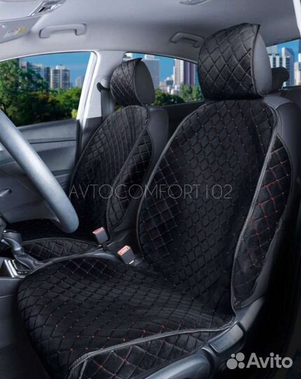 Накидки на сидения велюр с боками