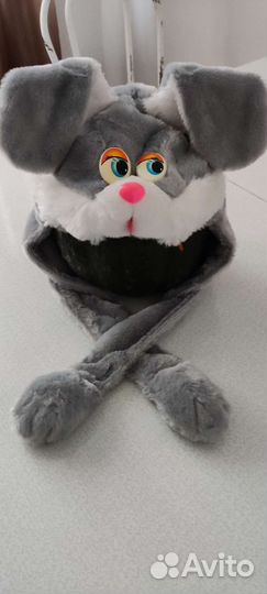 Маска новогодняя, борода,кукольный театр, гирлянда