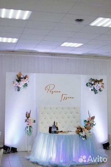 Праздничное оформление свадеб, юбилеев