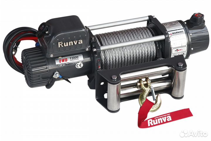 Лебёдка электрическая двухскоростная 12V Runva 120