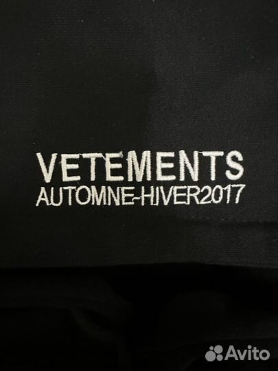 Vetements худи Total darkness