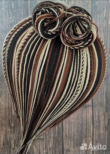 Комплект де кос, дреды, афрокосы