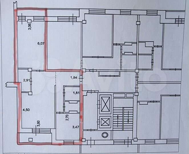 2-к. квартира, 71,8 м², 13/15 эт.