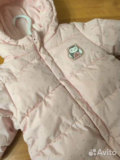 Зимний комбинезон для девочки 62 babygo