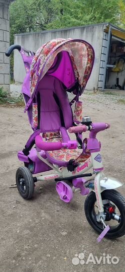 Детский трехколесный велосипед бу