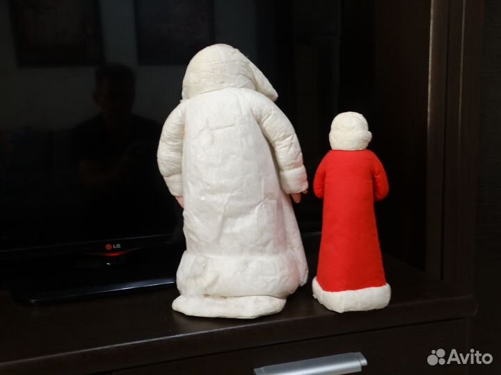 Старинные дед Мороз и Снегурочка