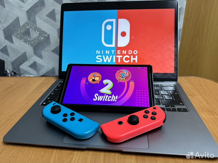 Nintendo Switch oled прошитая 128GB(hwfly/picofly)