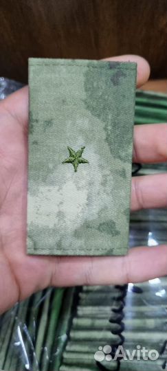 Фальш погоны вышитые Мох