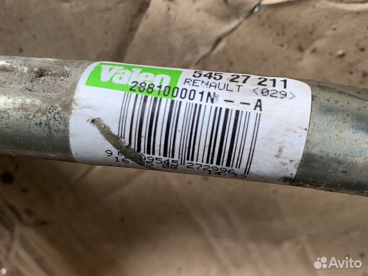 Трапеция дворников renault laguna 3