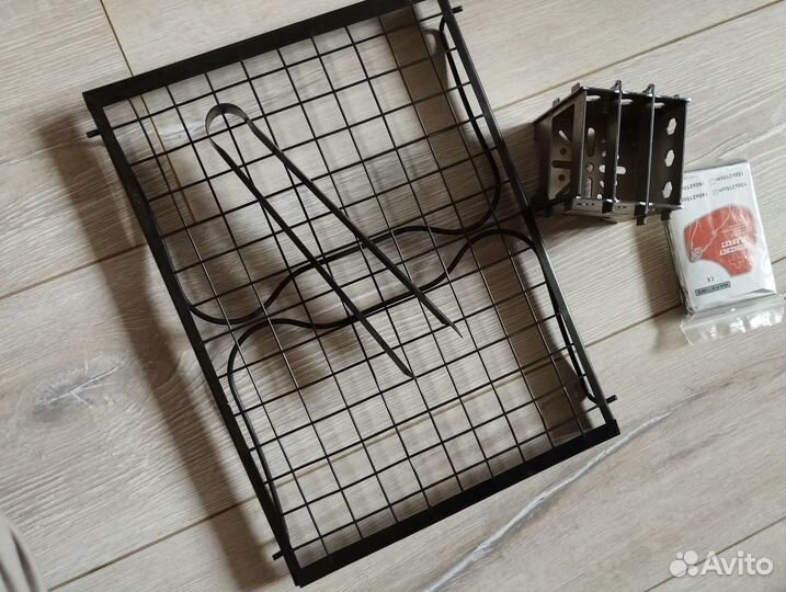Решетка, мангал, гриль складная для костра