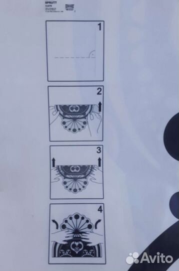 Новый декор на стену из IKEA, наклейка